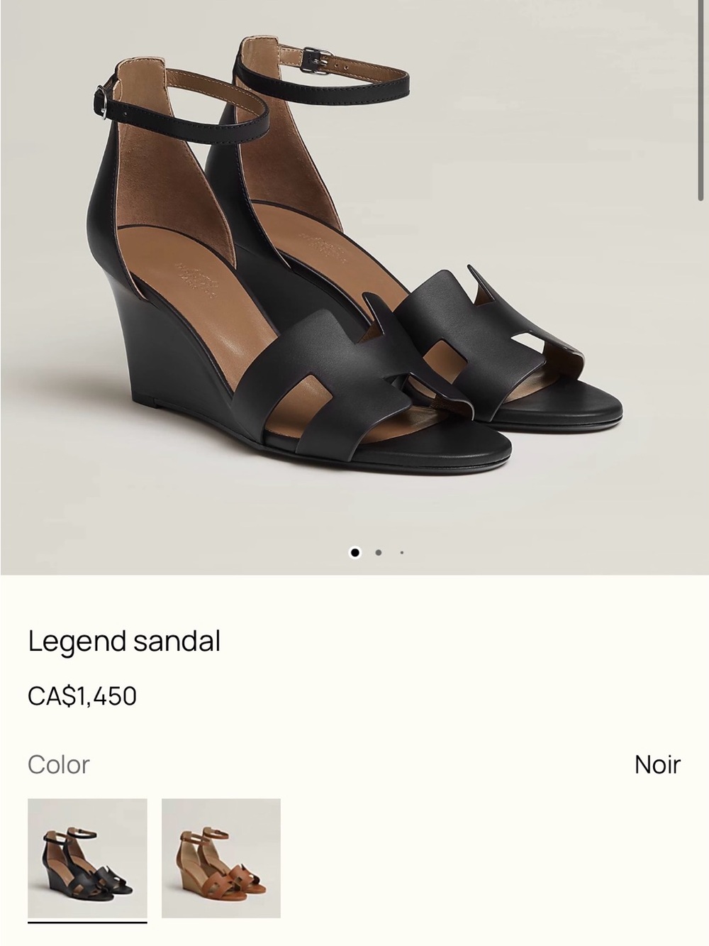 NEW authentic Hermes’ Legend sandals. Size 40